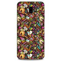 Graffitix (18) Desenli Silikon Kapak Samsung Galaxy J6 Plus Kılıf