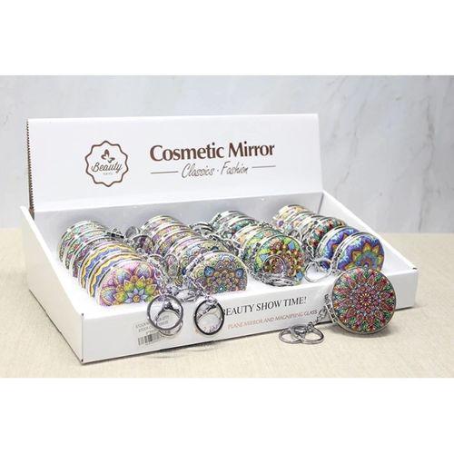 Taşlı El Aynası Anahtarlık