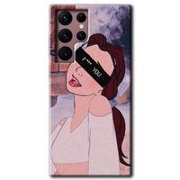 Samsung Galaxy S22 Ultra HD Baskılı Kılıf + 9D Tam Ekran Koruyucu - Bad Girl