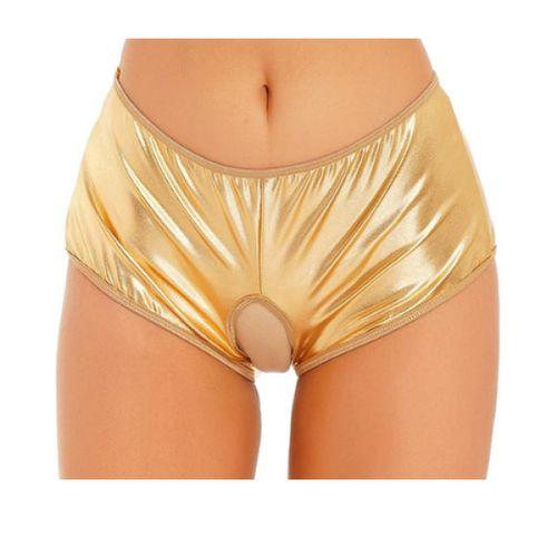 Fantezi Özel Bölgeleri Açık Parlak Külot