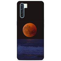 Lopard Oppo A91 Uyumlu Kılıf Gece'S (38) Neo Hybrid Kılıf Kızıl Ay