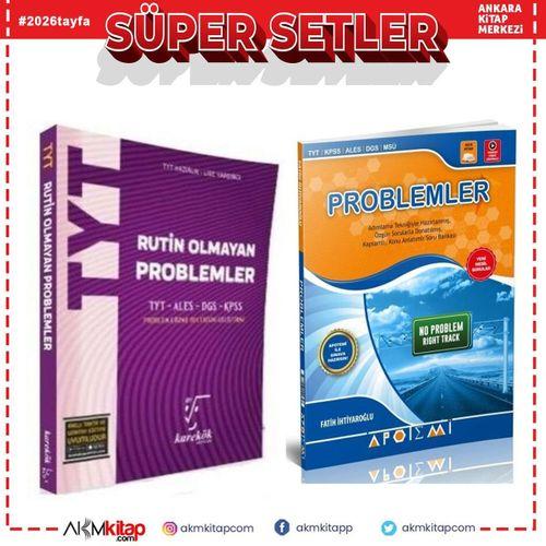 Apotemi Problemler ve Karekök TYT Rutin Olmayan Problemler Soru Bankası 2 Kitap Set
