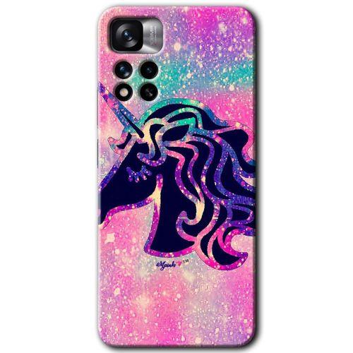 Xiaomi Redmi Note 11 Pro Plus 5G Kılıf HD Desen Baskılı Arka Kapak - Unicorn Kristal