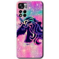 Xiaomi Redmi Note 11 Pro Plus 5G Kılıf HD Desen Baskılı Arka Kapak - Unicorn Kristal