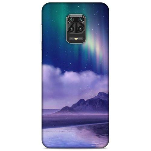 Lopard Xiaomi Redmi Note 9 Pro Uyumlu Kılıf Gece'S (32) Soft Silikon Kılıf Norveç Kuzey Işıkları
