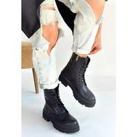 Allex Siyah Cilt Bağcıklı Bot