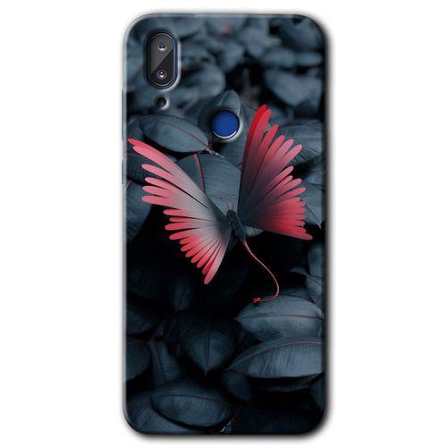 Vestel E5 Kılıf HD Desen Baskılı Arka Kapak - Dark Butterfly + Kırılmaz Cam