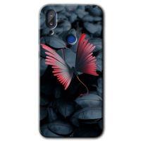 Vestel E5 Kılıf HD Desen Baskılı Arka Kapak - Dark Butterfly + Kırılmaz Cam