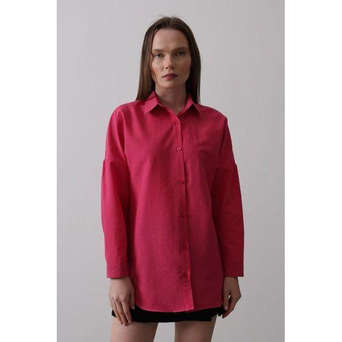 Uzun Kol Gömlek - Fuşya