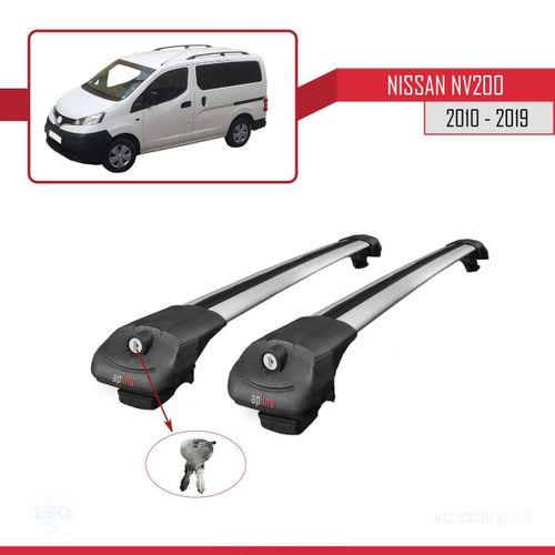 Nissan NV200 2010-2019 Arası ile uyumlu ACE-1 Ara Atkı Tavan Barı GRİ