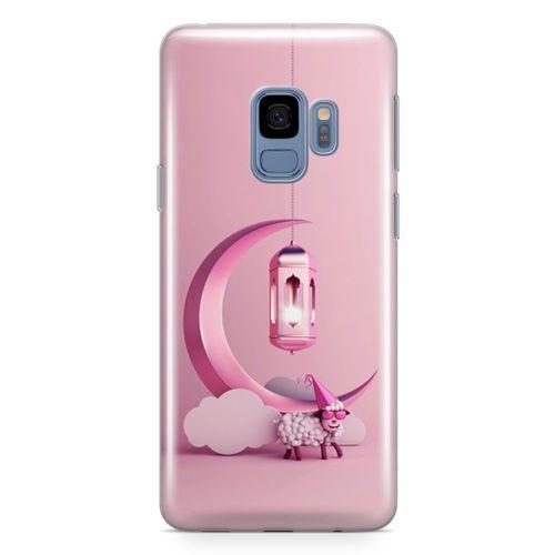 Samsung Galaxy S9 Kılıf Pembe Süsler Arka Kapak Koruma Desenli Full Koruyucu