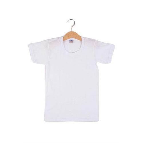 Erkek Çocuk Kısa Kollu Bisiklet Yaka Pamuk Fanila Atlet Berrak-1502