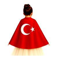 Bayrak Pelerin Ayyıldızlı Pelerin
