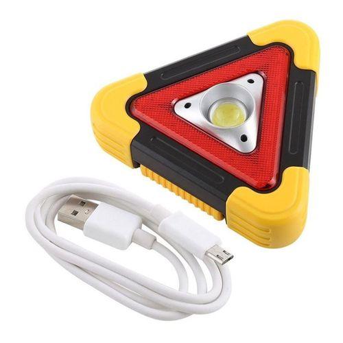 500 LUMEN SOLAR ŞARJLI ÇOK FONKSİYONLU REFLEKTÖR IŞIKLI İKAZ LAMBASI (2818)