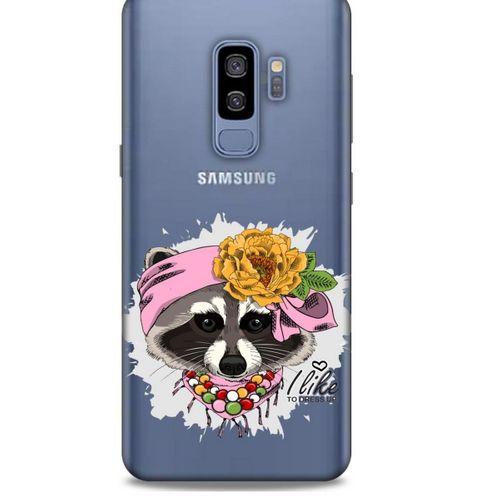 Zoologix (44) Samsung Galaxy S9 Plus Şeffaf Kılıf Silikon Desenli