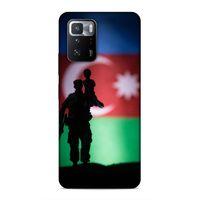 Xiaomi Poco X3 GT Uyumlu Kılıf Azarbaijan (14) Lansman Kılıf Asker Bayrak