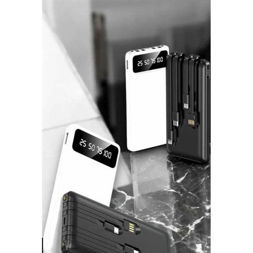 20.000 Mah Led Işıklı Lcd Ekran Usb Girişli Type-c Lightning Powerbank