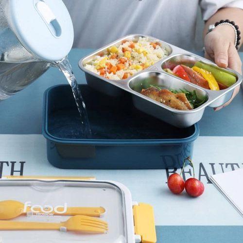 Backpacker Paslanmaz Çelik Yemek Kabı 800ML Füme
