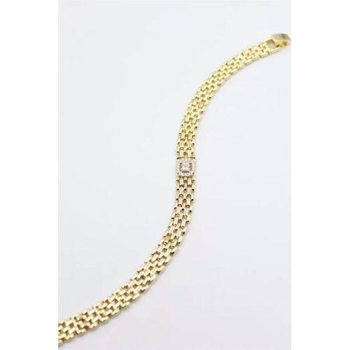 Taşlı Xuping Bileklik - Altın