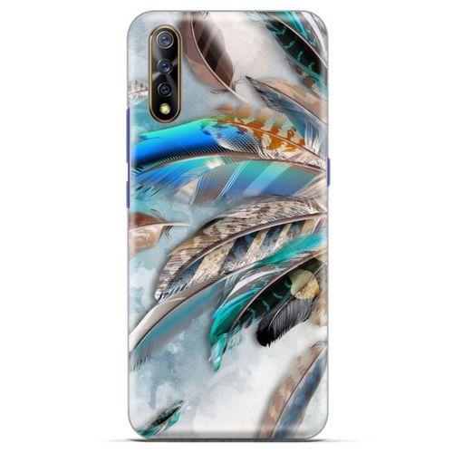 Casper Via F3 Kılıf Desenli Özel Seri Tüyler (30) Silicone Case