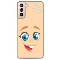 Lopard Samsung Galaxy S21 Plus Uyumlu Kılıf Emojix (54) Koruma Kılıfı