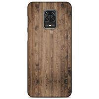 Lopard Xiaomi Redmi Note 9 Pro Uyumlu Kılıf Wood'X (6) Silikon Kılıf Desenli