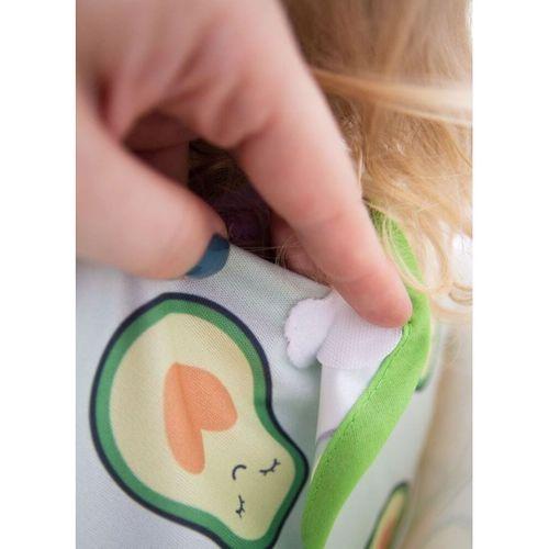 Babyjem BabyJem Baskılı BLW Kollu Önlük 784 Avokado