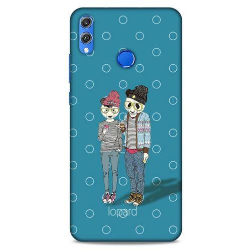 Huawei Honor 8x Kılıf FunnyMaX (16) Kalın Kılıf Mavi