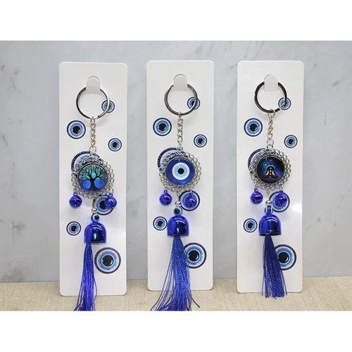 Metal Nazar Boncuğu Anahtarlık Alk3496