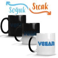 Vegan Para Gamers Sihirli Kupa Bardak Porselen