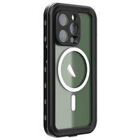 Newface iPhone 14 Pro Kılıf Red Pepper Magneticsafe Su Geçirmez Kılıf - Siyah-Gri