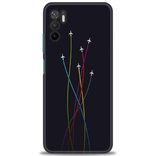 Xiaomi Poco M3 Pro Kılıf HD Baskılı Kılıf - Uçaklar + Tam Ekran Koruyucu