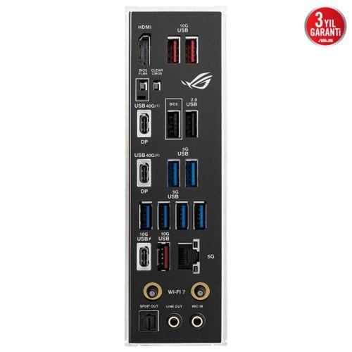 ASUS ROG STRIX X870E-H GAMING WIFI7, 4xDDR5, 4xM.2, DP, HDMI, Type-C, PCIe 5.0, Wi-Fi 7, Bluetooth v5.4, AM5 Soket GAMING Anakart