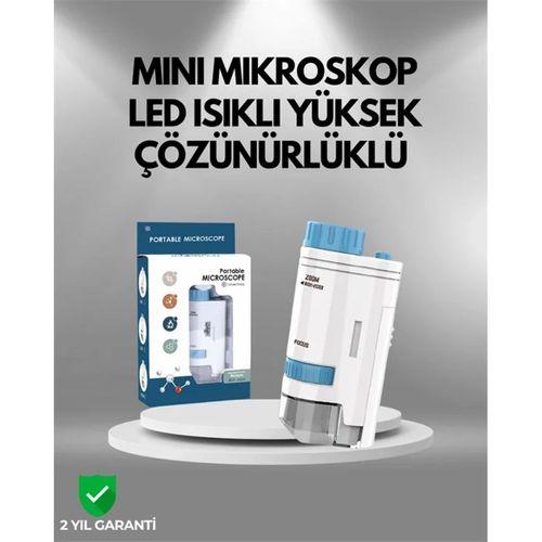 Abs Gövdeli Öğrenci Ve Hobi Mikroskobu – Mavi Renk
