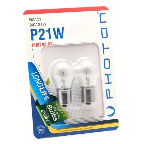 Blister P21W Uyumlu 24V 2'Li Blister