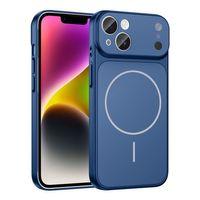 Apple iPhone 15 Kılıf Zore M-Safe Şarj Özellikli Kamera Korumalı Formen Kapak