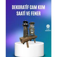 Deniz Feneri Şeklinde El Yapımı Kum Saati – Ev Ve Ofis İçin Zarif Süs