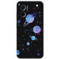 Xiaomi Redmi Note 11E HD Baskılı Kılıf + 9D Tam Ekran Koruyucu - Samanyolu Galaksi