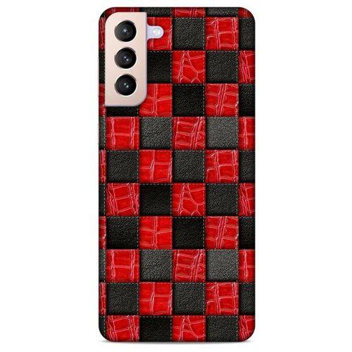 Lopard Samsung Galaxy S21 Plus Uyumlu Kılıf Patchwork (47) Crystal Flex Kılıf