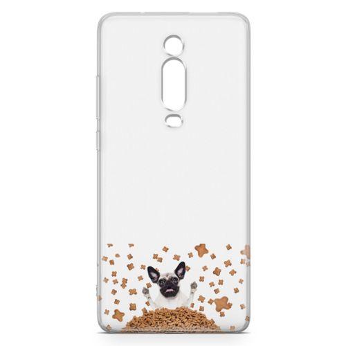 Xiaomi Redmi K20 Pro Premium Kılıf Köpek Maması Pug Arka Kapak Koruma Desenli Full Koruyucu