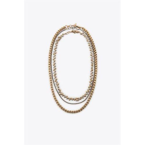 3'lü Kombine Zincir Kolye - ÇOK RENKLİ