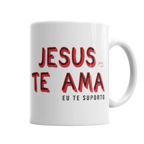 Lion Jesus Te Ama Kupa Bardak Porselen