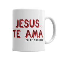 Lion Jesus Te Ama Kupa Bardak Porselen