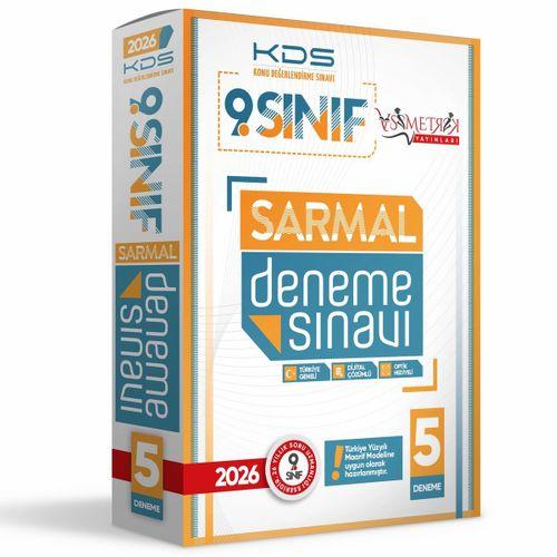2026 9 Sınıf Yeni Sistem KDS SARMAL Deneme Paketi 5li Türkiye Geneli D Çözümlü Asimetrik Yayınları
