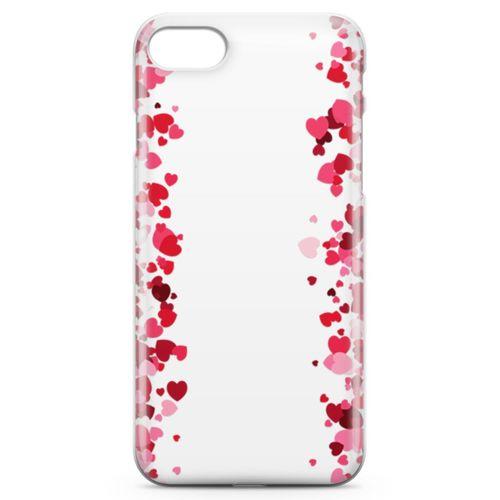 Apple iPhone 8 Kılıf Minik Kalpler Arka Kapak Koruma Desenli Full Koruyucu