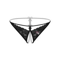 Özel Bölgesi Açık Siyah Fantazi İç Giyim String