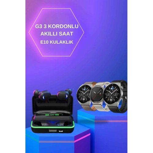 Yeni Nesil Akıllı Saat Ve Bluetooth Kulaklık Titreşim Bildirimleri Uyku Takibi