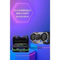 Yeni Nesil Akıllı Saat Ve Bluetooth Kulaklık Titreşim Bildirimleri Uyku Takibi