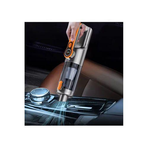 Işıklı Araç Süpürgesi Kablosuz 22.000 Pascal Çekim Gücü Vakum Ve Üfleme 2in1 10başlık Metal Filtreli