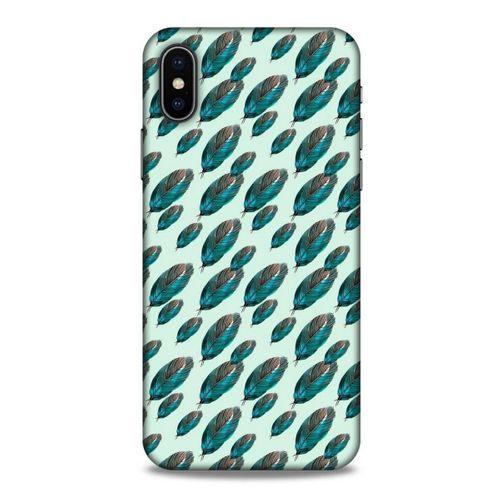 Apple Iphone X Kılıf Desenli Özel Seri Tüyler (50) Shockproof Kılıf